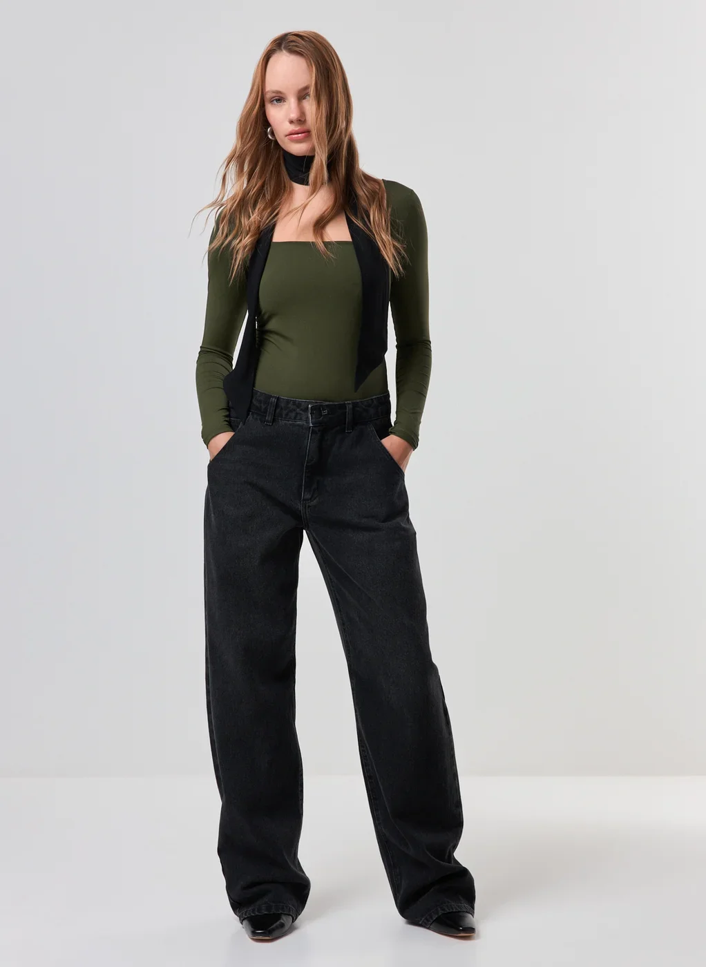 Body Manga Longa Poliamida