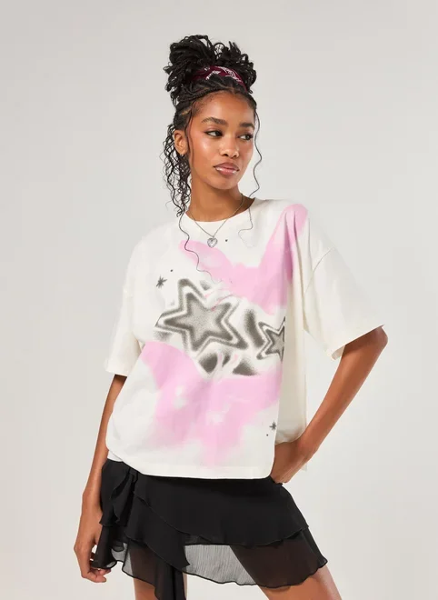 Camiseta Box Off-White Spray
