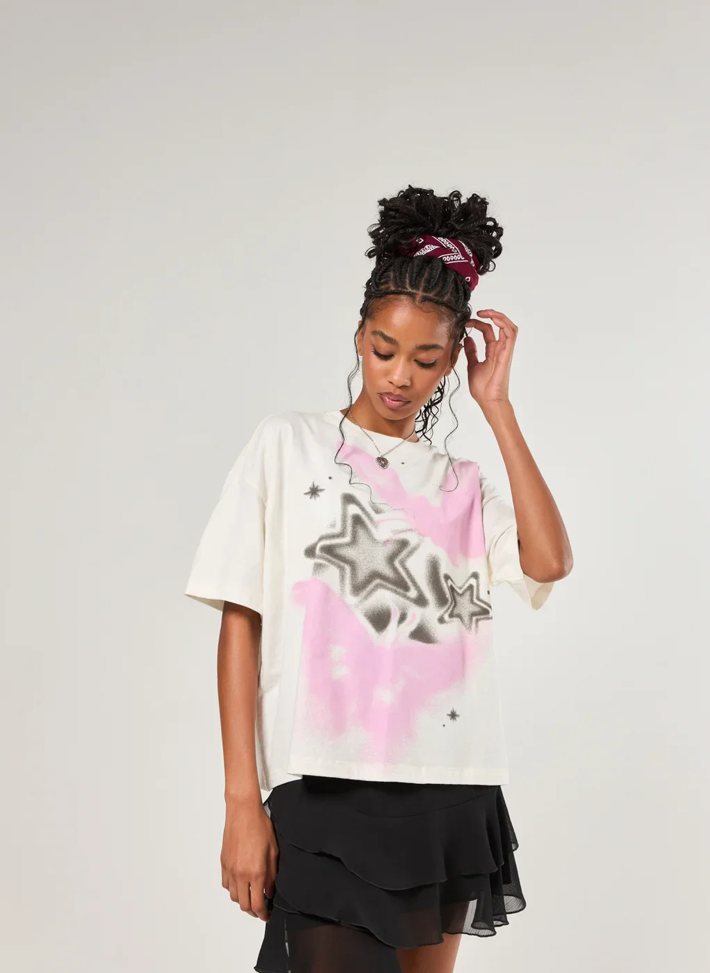 Camiseta Box Off-White Spray