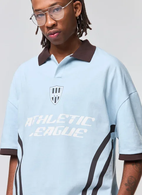 Camiseta Polo Oversized Esportiva Malhão