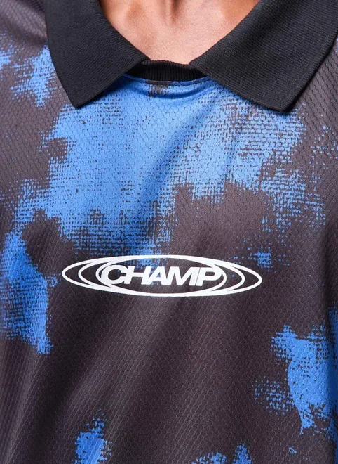 Camiseta Polo Esportiva Manga Longa Champ