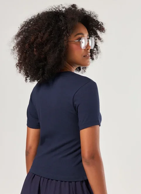 Mini Tee Marinho Miffy