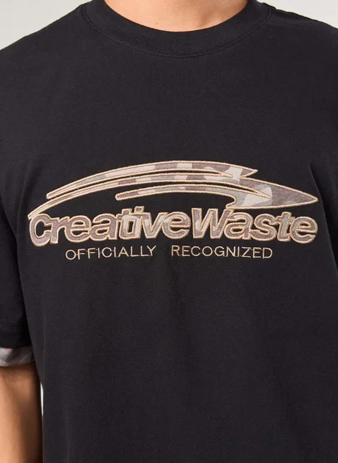 Camiseta Box Malhão Bordado E Camuflado