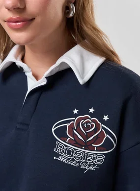 Moletom Azul Com Golinha