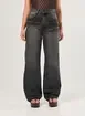 Calça Wide Leg Jeans Black