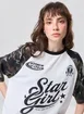 Camiseta Box Raglan Off‑White Camuflada