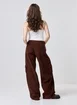 Calça Wide Leg Cargo Cotelê