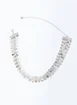 Choker Prateada Bolinhas