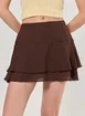 Saia Curta Babados Chiffon