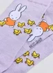 Meia Lilás Miffy com Patinhos