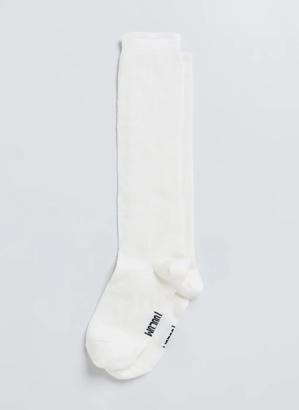 Meia Off-White Cano Alto