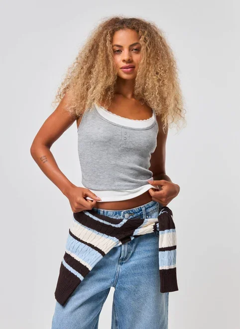 Regata Sobreposição Rendinha