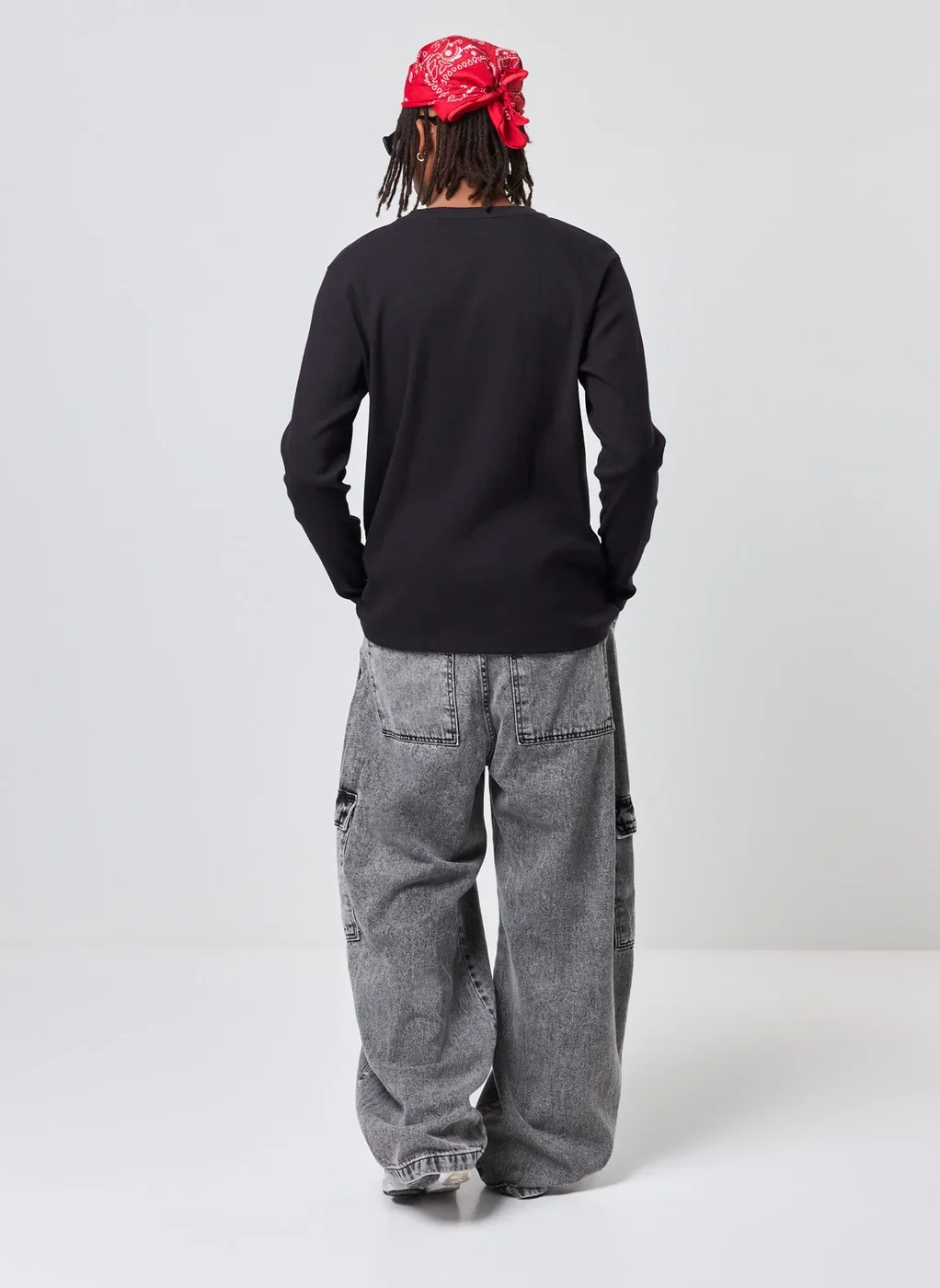 Camiseta Manga Longa Henley Slim Ribana