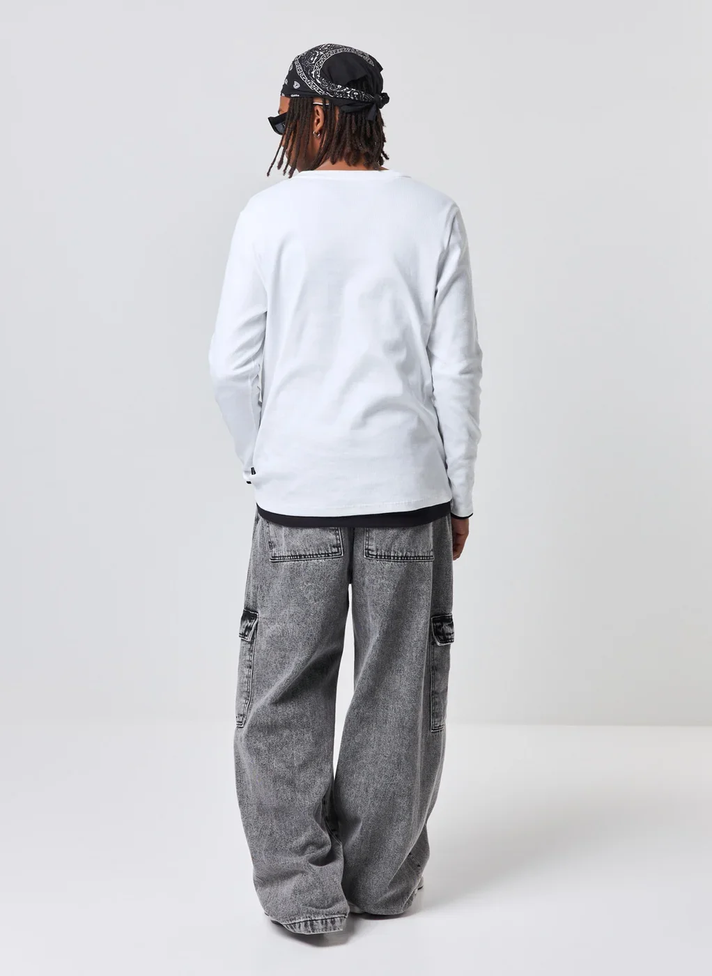 Camiseta Manga Longa Henley Slim Ribana