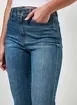 Calça Skinny Cintura Alta em Jeans Médio
