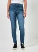 Calça Skinny Cintura Alta em Jeans Médio