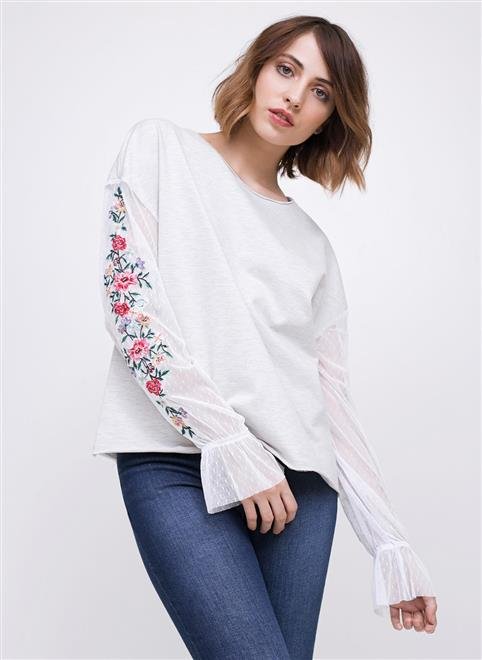 Moletom hotsell manga floral