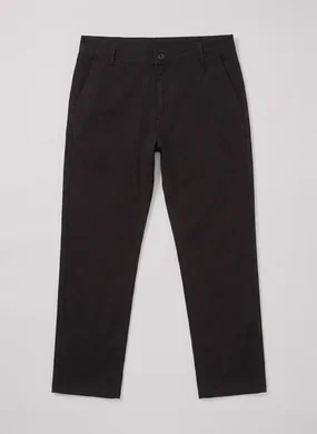 Calça Chino Slim em Sarja Preta
