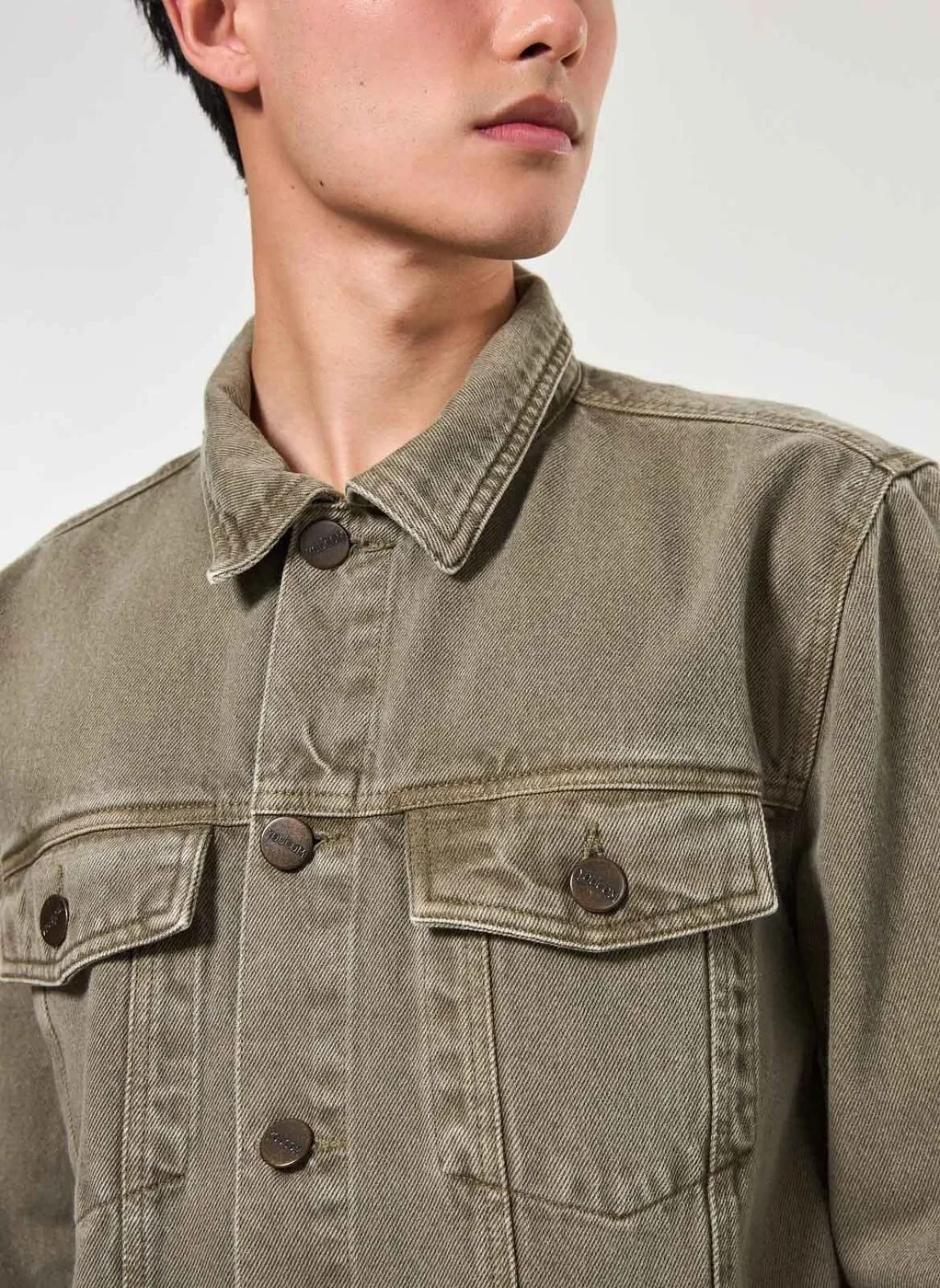 Best jaqueta sarja verde militar masculina Shop