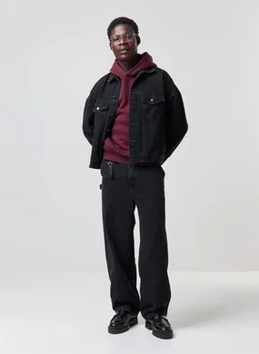 Calça Baggy Jeans Com Chaveiro