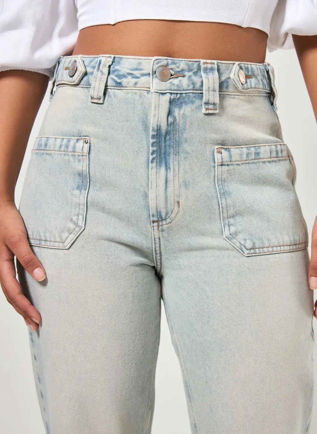 ゆきな 1142057_calca-jeans-wide-leg-