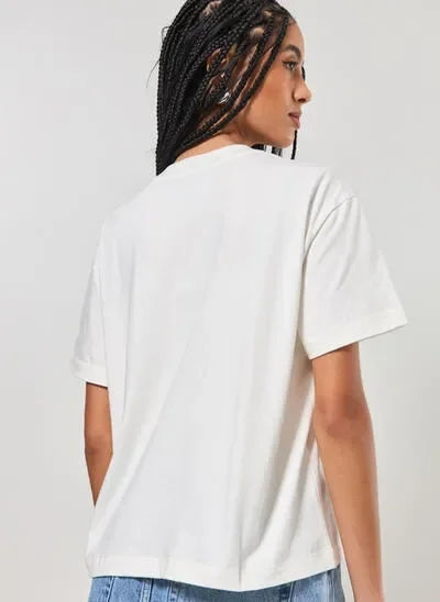 camiseta off-white cisne azul - off-white