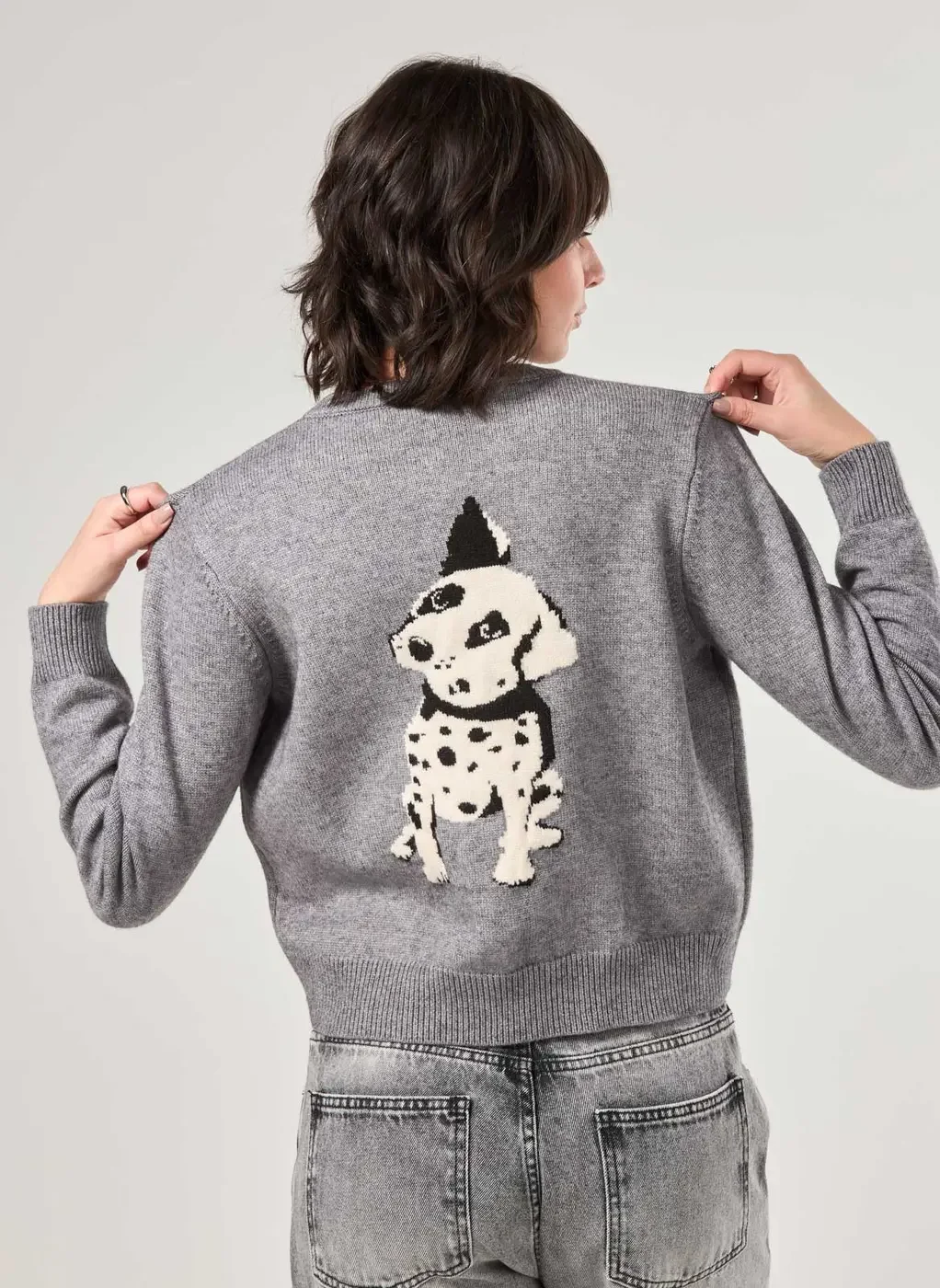 ジャケット・アウター Dumbo gather cardigan - gray / S ジャケット・アウター Dumbo gather cardigan - gray / S THE TOE