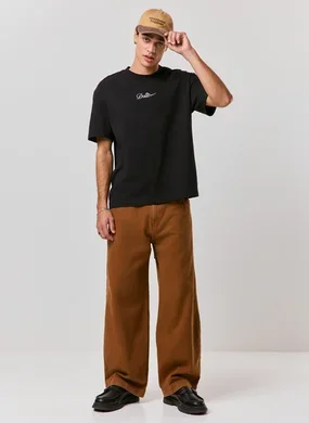 Calça Sarja Oversized