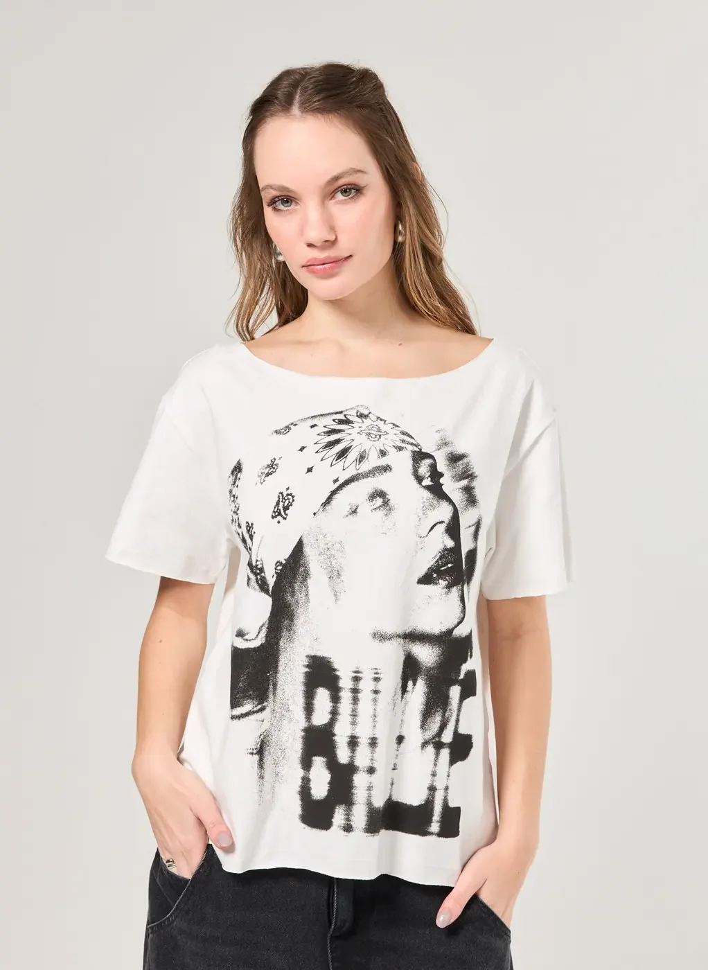 camiseta off-white billie eilish - off-white