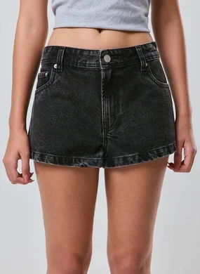 Micro Short Jeans Cintura Baixa