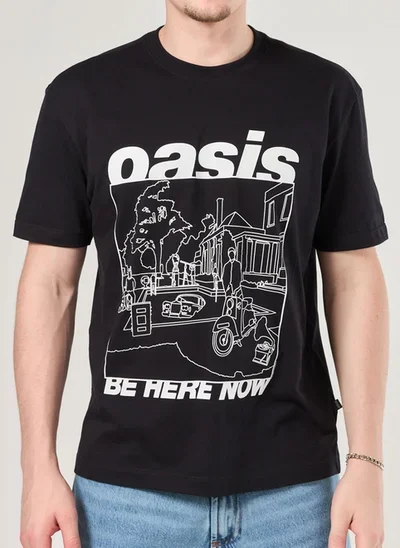 camiseta comfort preta oasis - preto