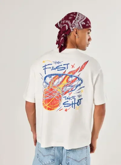 camiseta box malhão off-white basketball