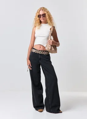 Calça Jeans Boy Cintura Baixa