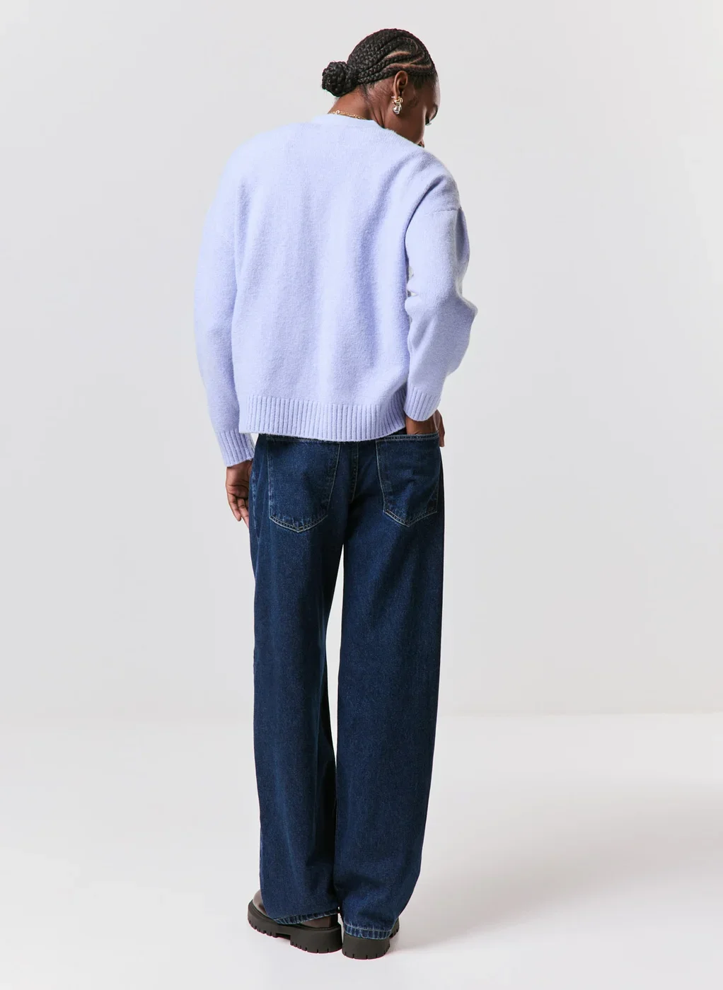 cardigan tricô lavanda - lavanda