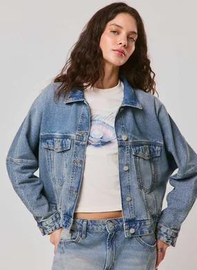 Jaqueta Oversized Jeans