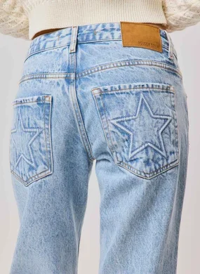 Calça Jeans Reta Cintura Baixa Star