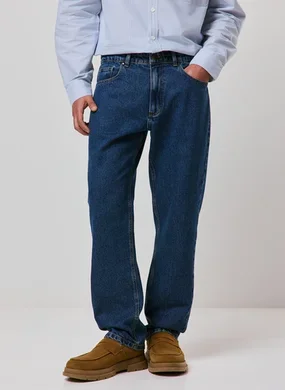 Calça Jeans Reta Slim