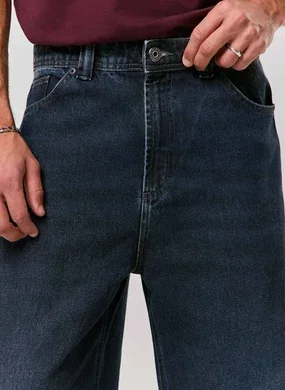 Calça Jeans Baggy Lavagem Escura