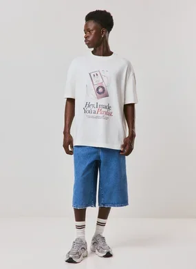 Bermuda Jeans Jorts Ampla