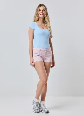 Micro Short Color Cintura Baixa
