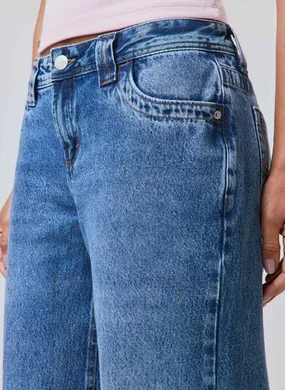Calça Jeans Circular Wide Leg