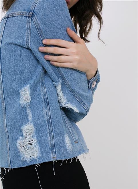 Jaqueta jeans discount vintage oversized
